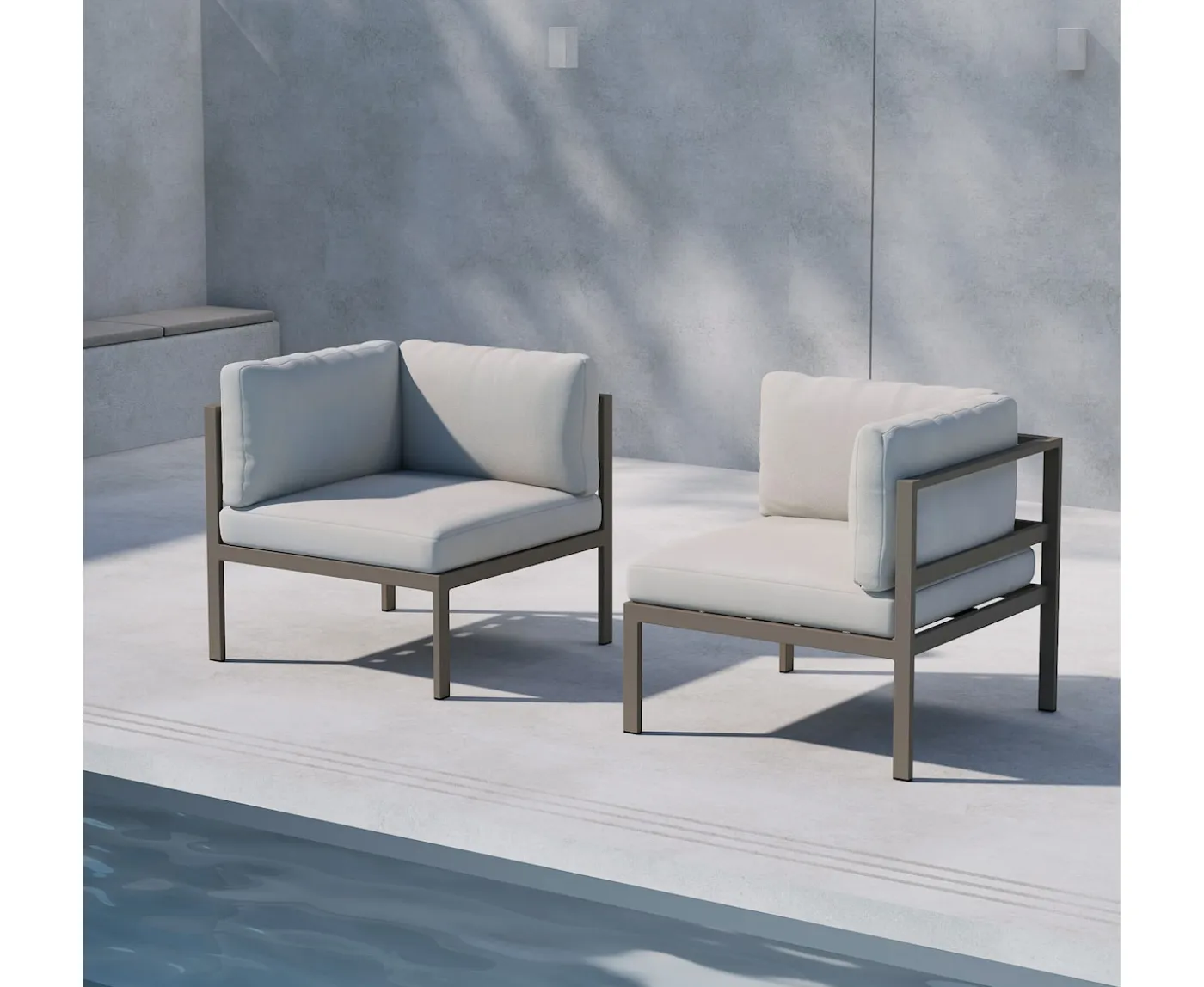 Venture Home Copacabana Hörnmodul Brown/Beige