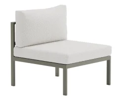 Venture Home Copacabana Mittmodul Brown/White Bouclé