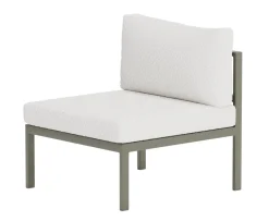 Venture Home Copacabana Mittmodul Brown/White Bouclé