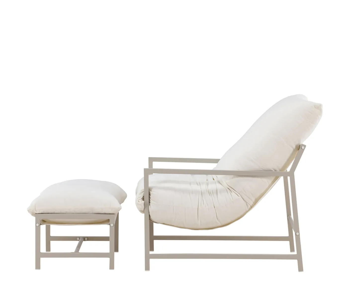 Venture Home Corso Loungestol inkl Fotpall Beige