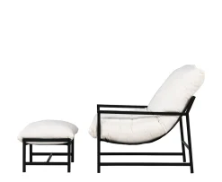 Venture Home Corso Loungestol inkl Fotpall Black/Beige