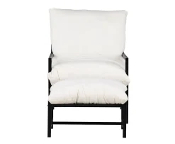 Venture Home Corso Loungestol inkl Fotpall Black/Beige