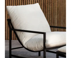 Venture Home Corso Loungestol inkl Fotpall Black/Beige