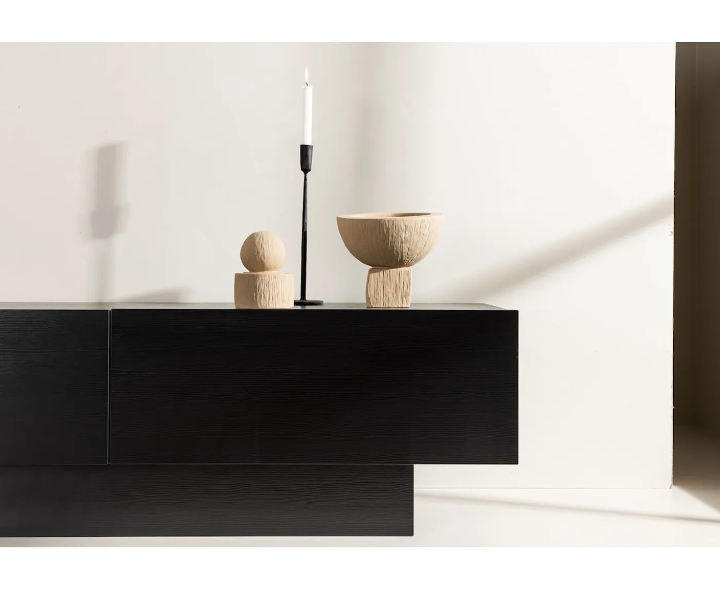 Venture Home Cuenca TV-Bänk Black/Black 160cm