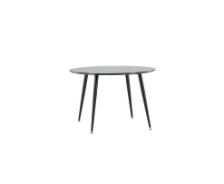 Venture Home Dipp Matbord Svart Ø115