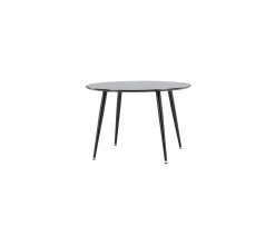 Venture Home Dipp Matbord Svart Ø115