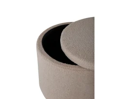 Venture Home Dunken Sittpuff Förvaring Teddy Beige