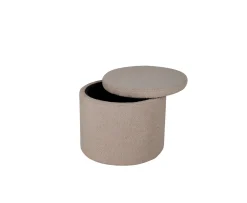Venture Home Dunken Sittpuff Förvaring Teddy Beige