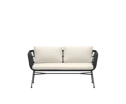 Venture Home Isola Loungesoffa Black Rattan