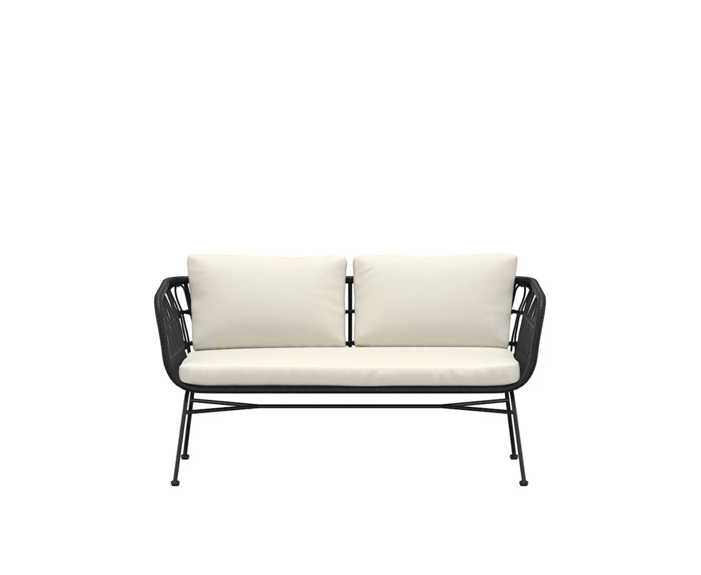 Venture Home Isola Loungesoffa Black Rattan