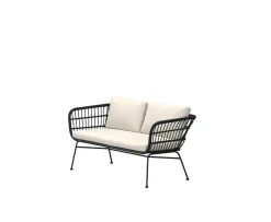 Venture Home Isola Loungesoffa Black Rattan