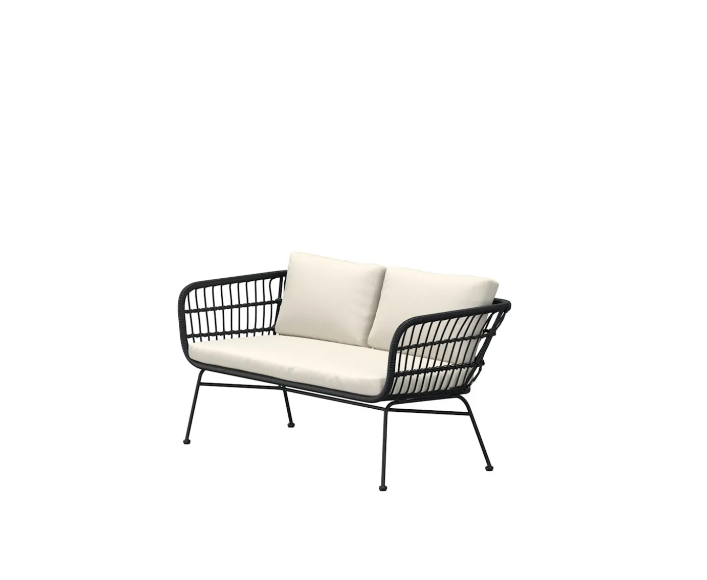 Venture Home Isola Loungesoffa Black Rattan