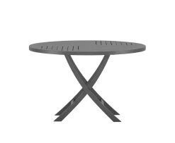 Venture Home Kenya Matbord Black Teak Ø120