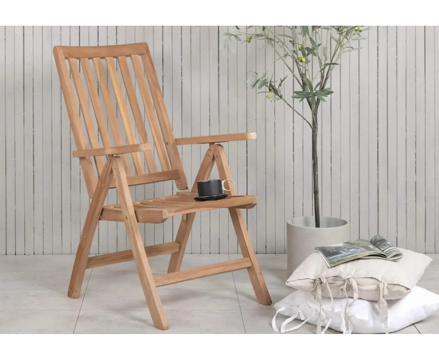 Venture Home Kenya Positionsstol Armstöd Teak