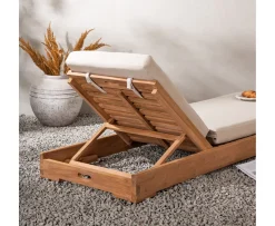 Venture Home Kenya Solsäng Teak/Beige
