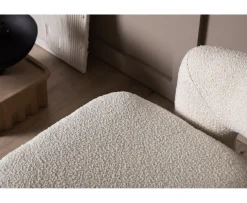 Venture Home Laurel Fåtölj Vit Boucle