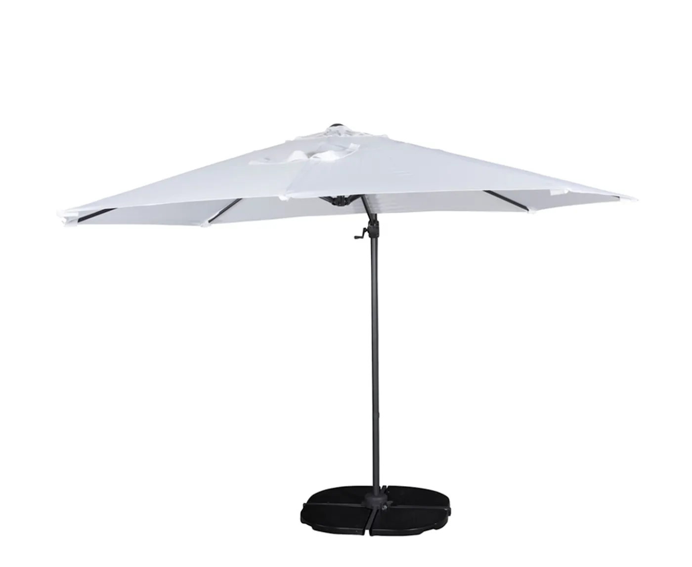 Venture Home Leeds Hängparasoll Vit 300cm