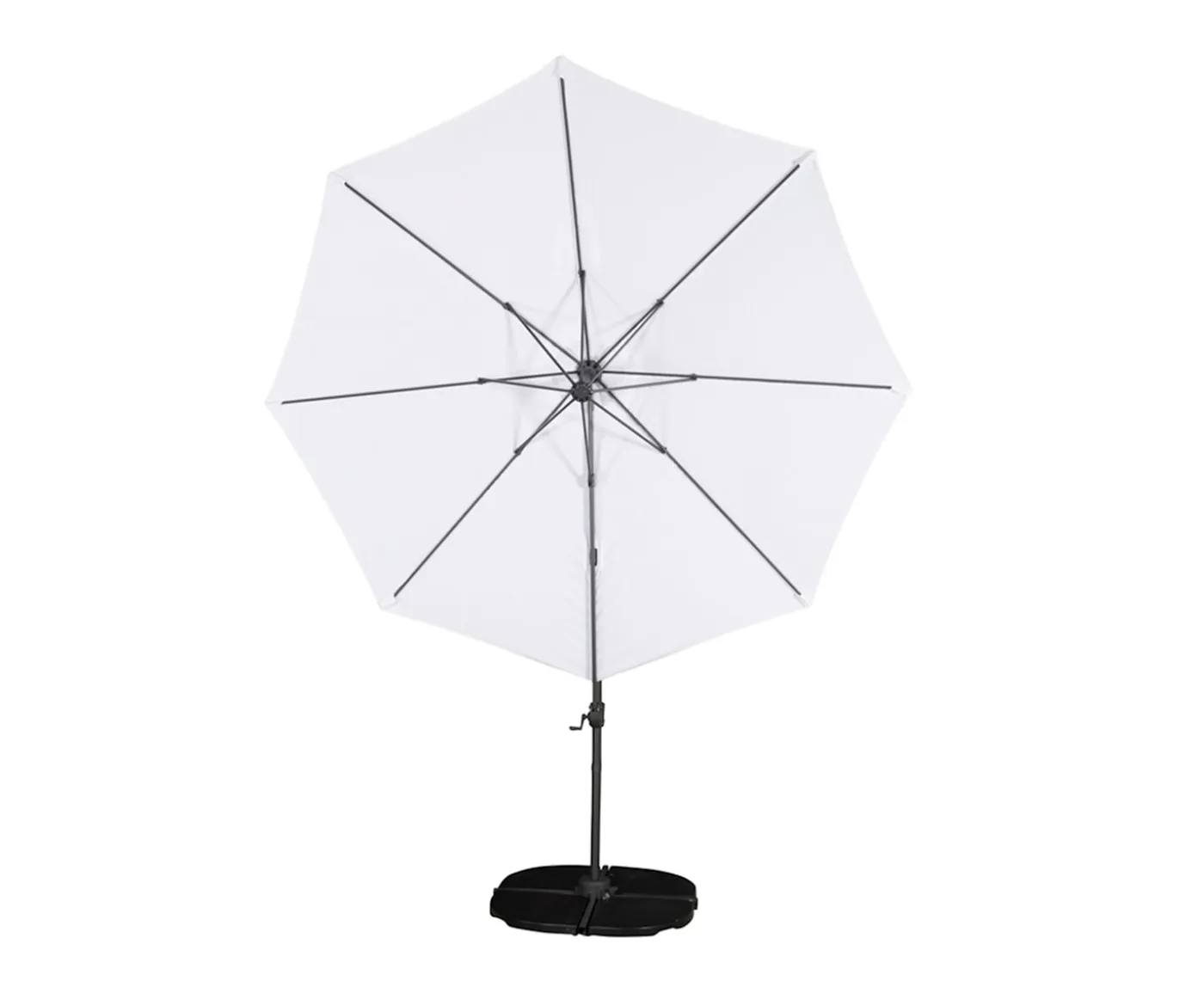 Venture Home Leeds Hängparasoll Vit 300cm