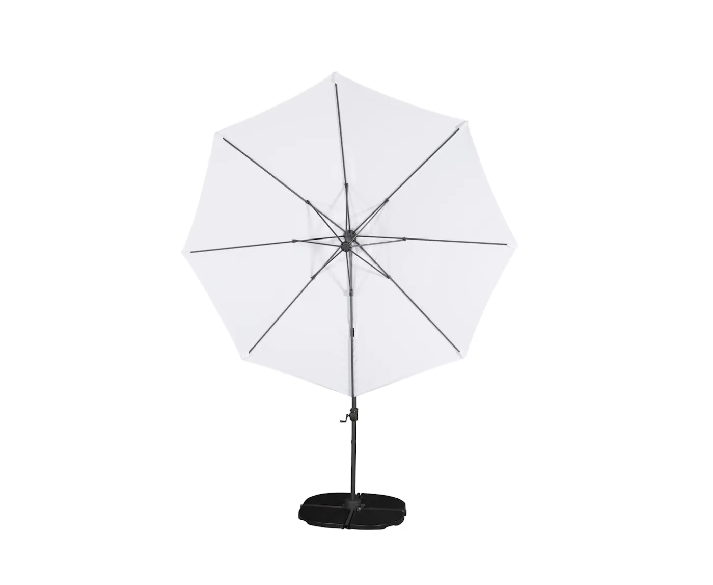 Venture Home Leeds Hängparasoll Vit 300cm