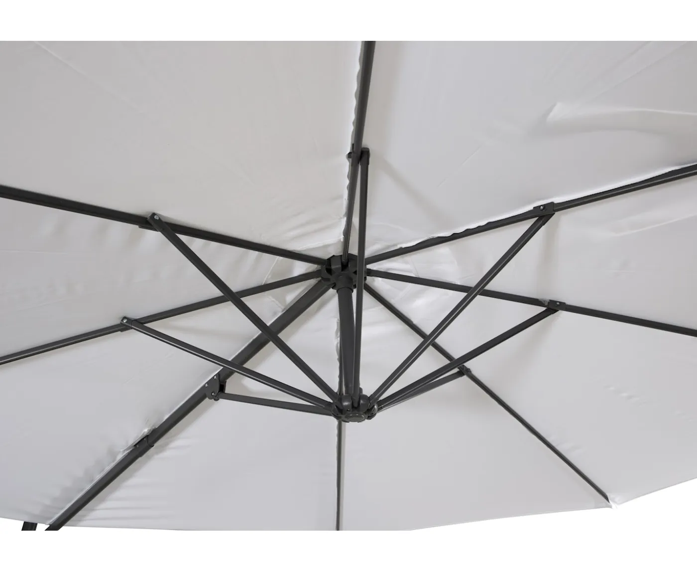 Venture Home Leeds Hängparasoll Vit 300cm