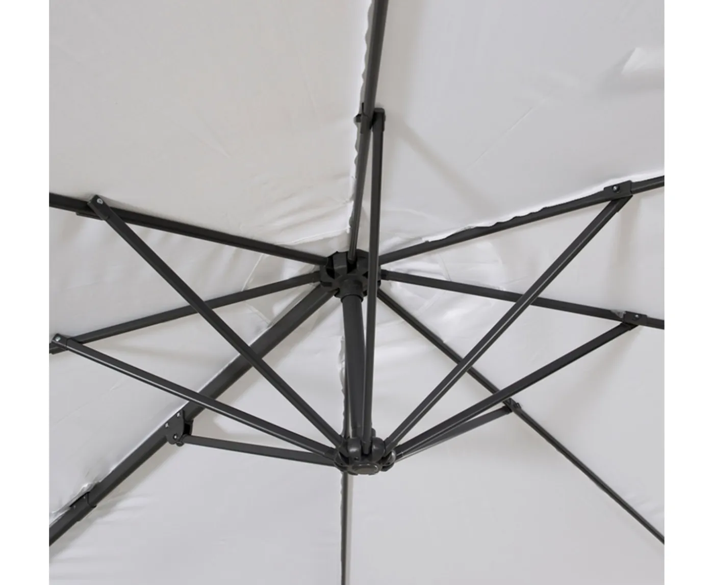 Venture Home Leeds Hängparasoll Vit 300cm