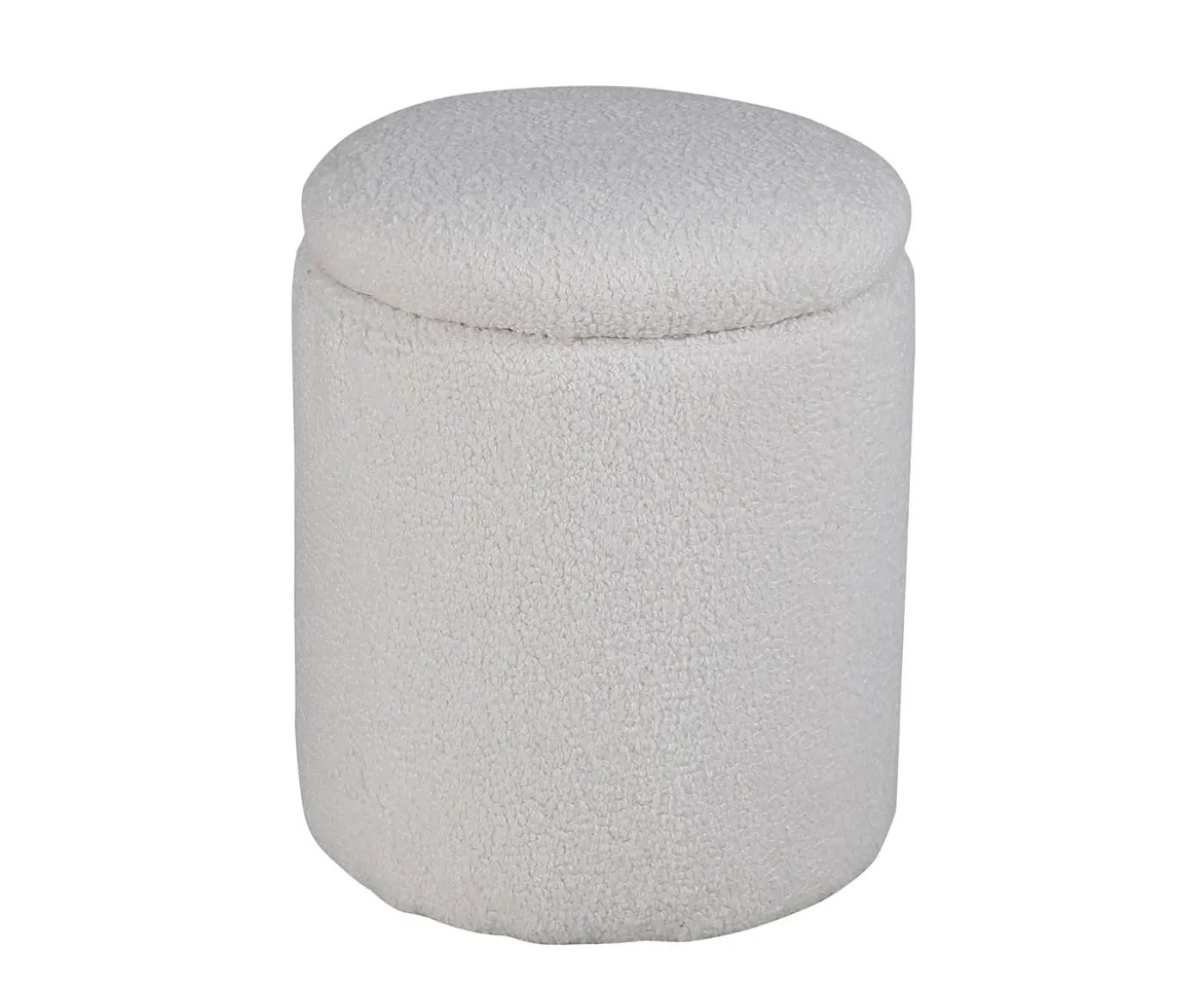 Venture Home Limpen Sittpuff Förvaring Teddy Offwhite