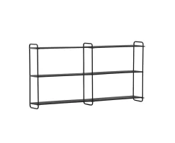 Venture Home Lyon Vägghylla Black 122cm