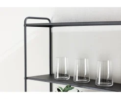 Venture Home Lyon Vägghylla Black 122cm