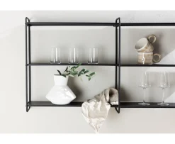 Venture Home Lyon Vägghylla Black 122cm
