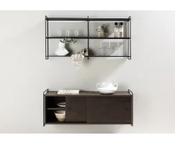 Venture Home Lyon Vägghylla Black 122cm