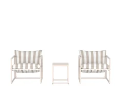 Venture Home Messina Loungeset White/Beige
