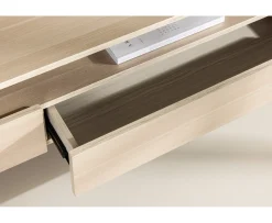 Venture Home Navarra TV-Bänk Matte Black/Whitewash 180cm