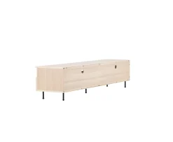 Venture Home Navarra TV-Bänk Matte Black/Whitewash 180cm