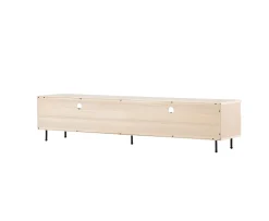 Venture Home Navarra TV-Bänk Matte Black/Whitewash 180cm