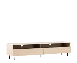 Venture Home Navarra TV-Bänk Matte Black/Whitewash 180cm
