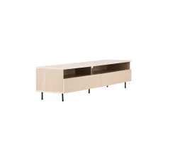 Venture Home Navarra TV-Bänk Matte Black/Whitewash 180cm