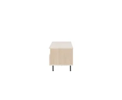Venture Home Navarra TV-Bänk Matte Black/Whitewash 180cm