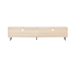 Venture Home Navarra TV-Bänk Matte Black/Whitewash 180cm