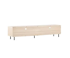 Venture Home Navarra TV-Bänk Matte Black/Whitewash 180cm