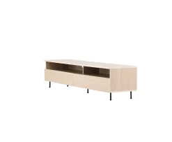 Venture Home Navarra TV-Bänk Matte Black/Whitewash 180cm