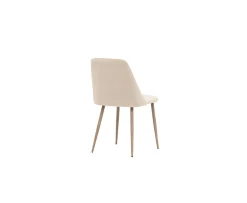 Venture Home Night Matstol Sammet Beige