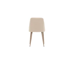 Venture Home Night Matstol Sammet Beige