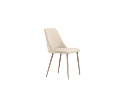 Venture Home Night Matstol Sammet Beige