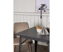 Venture Home Night Matstol Sammet Beige