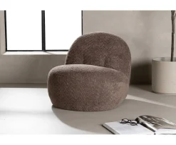 Venture Home Omaha Loungestol Brun Bouclé
