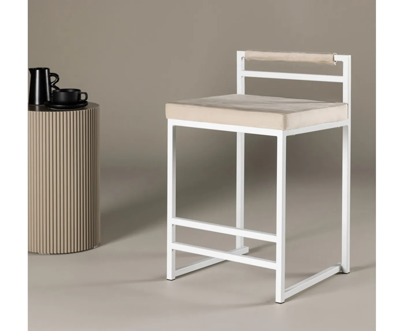 Venture Home Opelika Barstol Beige 80cm