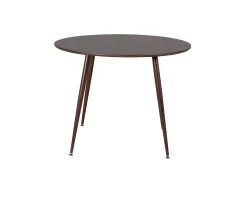 Venture Home Plaza Matbord Valnöt Ø100