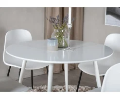 Venture Home Plaza Matbord Vit Ø100