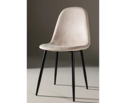 Venture Home Polar Matstol Sammet Beige