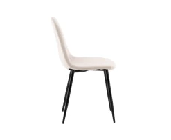 Venture Home Polar Matstol Sammet Beige